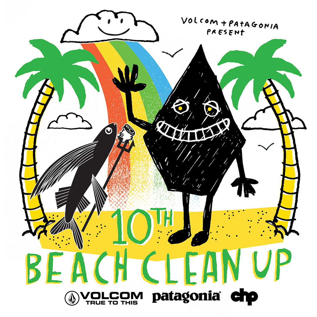 VOLCOM PATAGONIA PARTNER CHP SUNRISE BEACH CLEAN UPが今年も開催