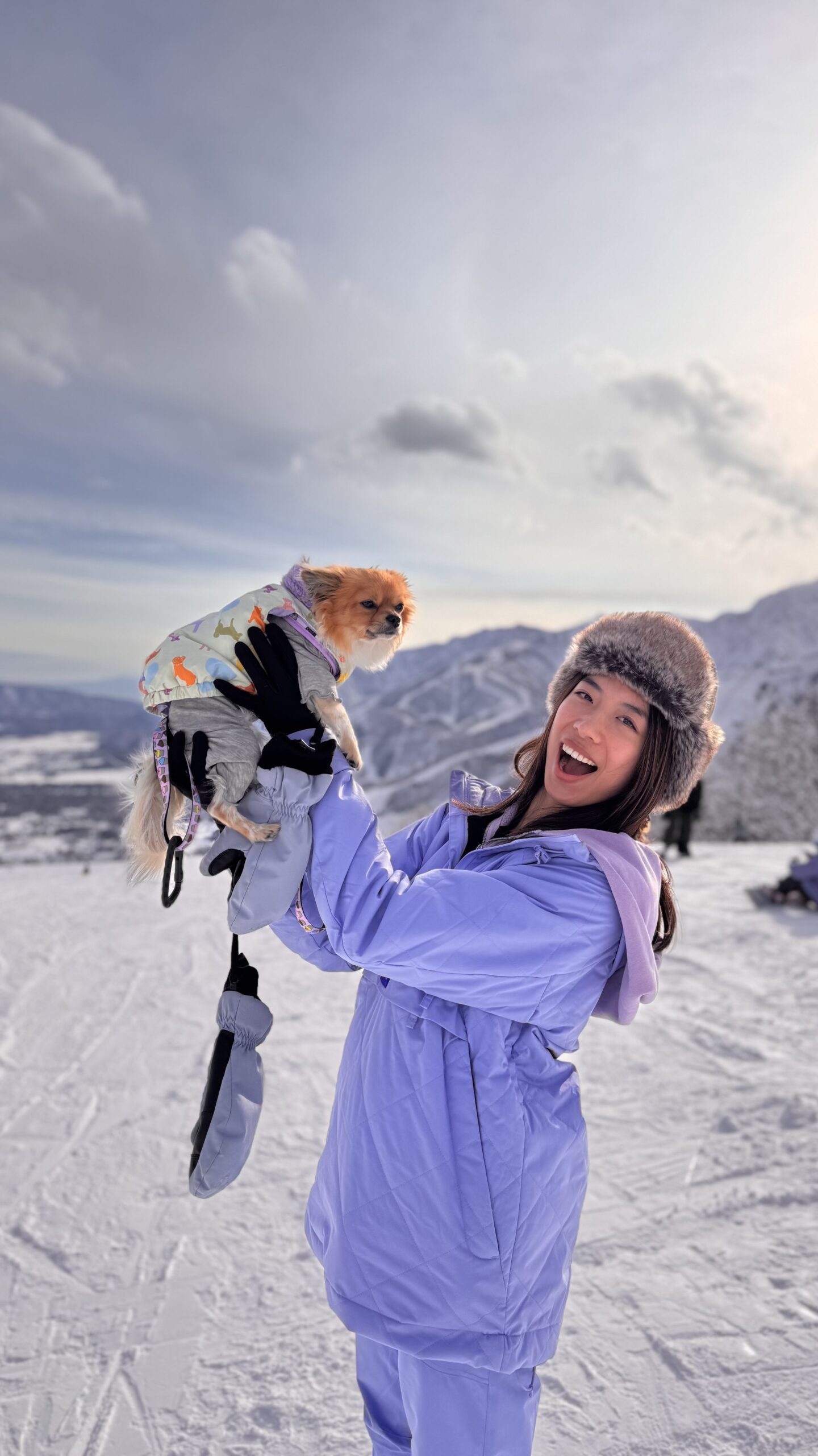 amb.Aki】ワンちゃんとスノボ♡白馬岩岳スノーフィールド - SNOW ANGEL